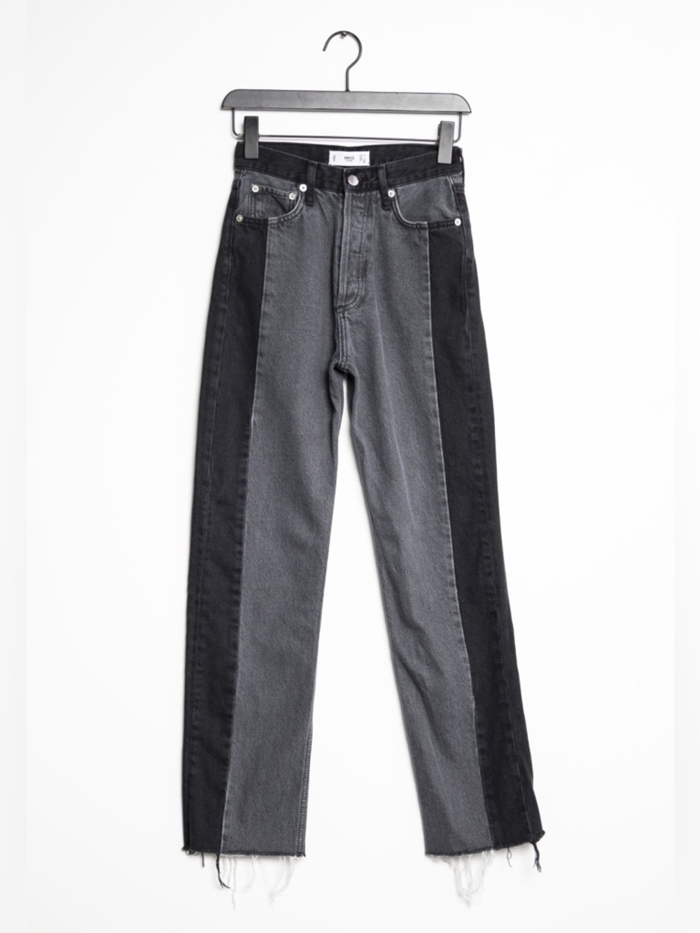 Mango Denim High Waist Straight Leg Jeans Size 2